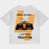 Mclaren Lando Norris Oversized White Tee